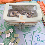 [Oh My Mahjong] Mint Mahjong Tile Storage Bag - The Pink Pineapple 850