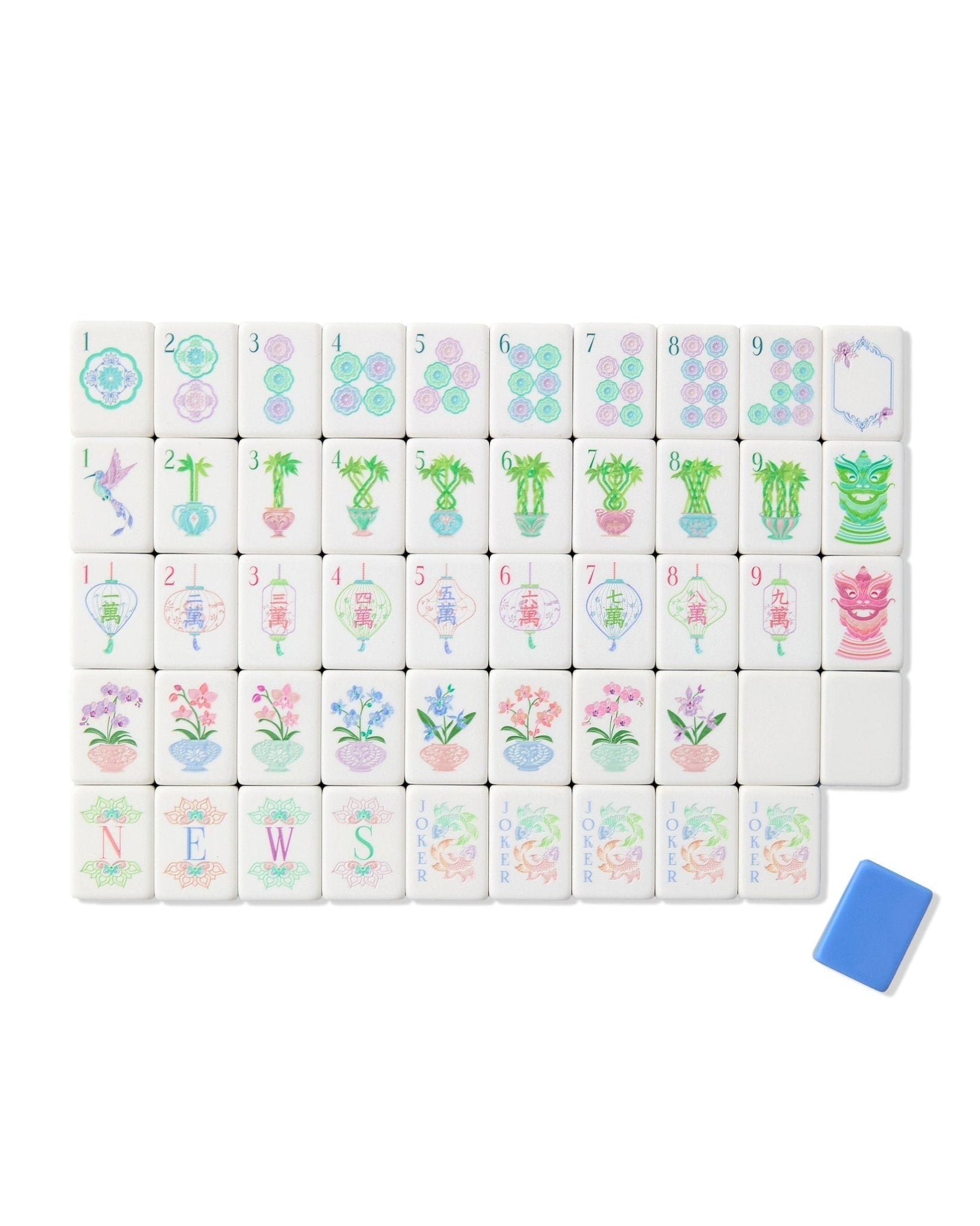 [Oh My Mahjong] Moonlight Mahjong Tiles. - The Pink Pineapple 850