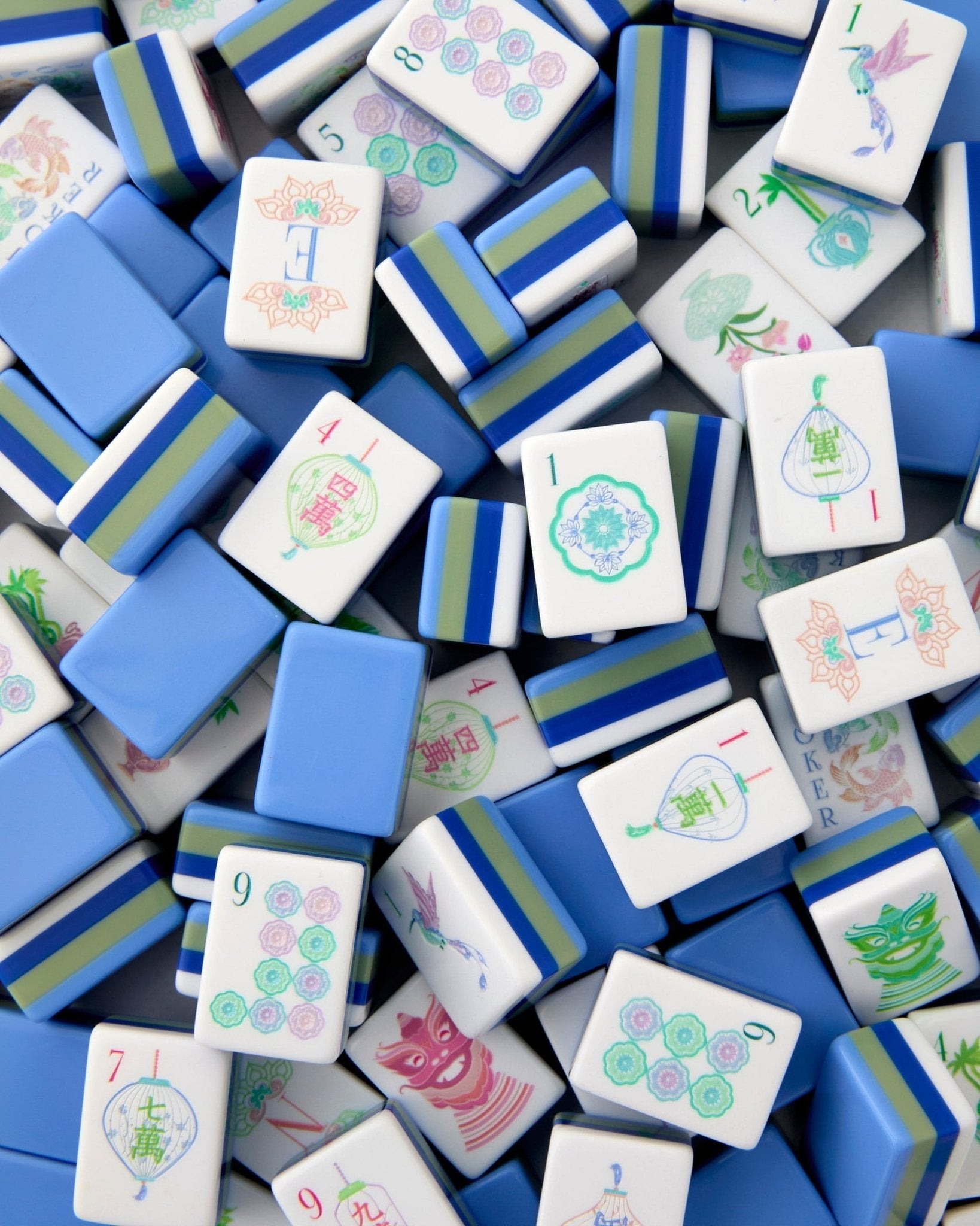 [Oh My Mahjong] Moonlight Mahjong Tiles. - The Pink Pineapple 850