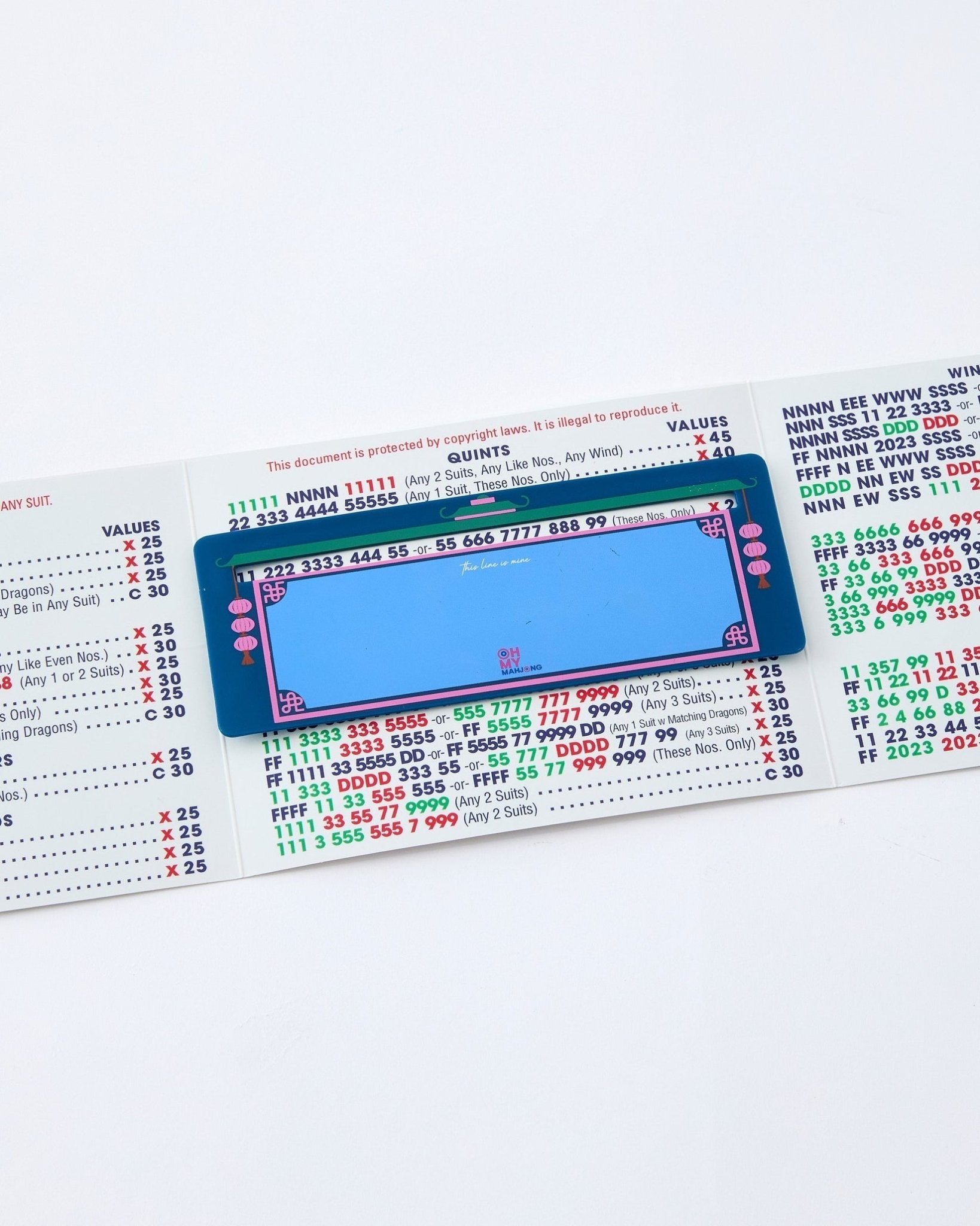 [Oh My Mahjong] Navy Line Finder - The Pink Pineapple 850