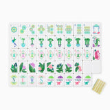 [Oh My Mahjong] Palm Royale Mahjong Tiles - The Pink Pineapple 850