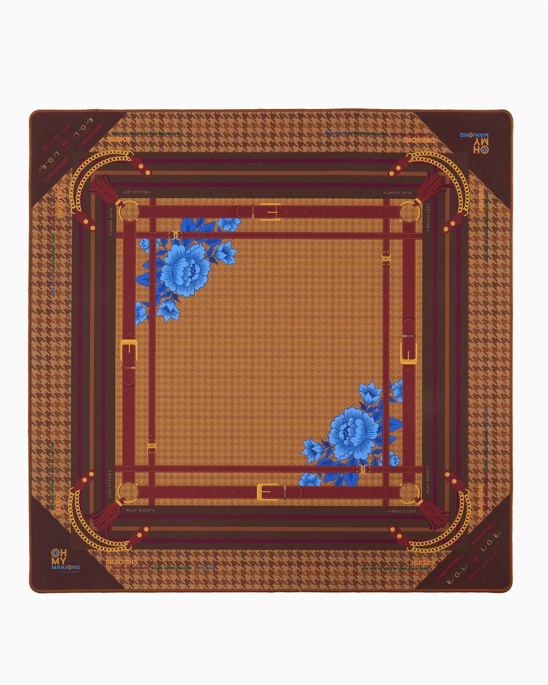 [Oh My Mahjong] Palomino Mahjong Mat - The Pink Pineapple 850