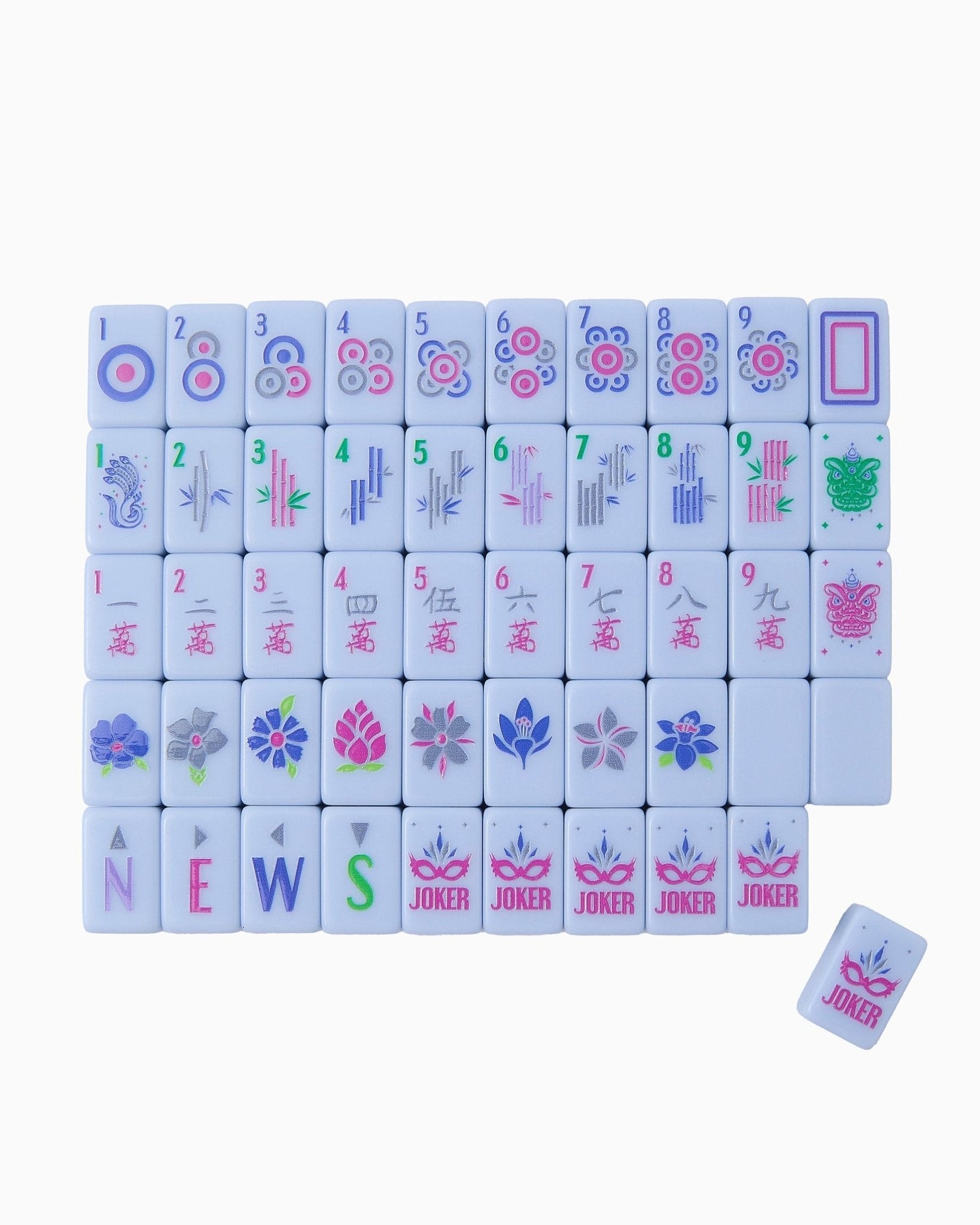 [Oh My Mahjong] Parisian Mahjong Travel Set - The Pink Pineapple 850