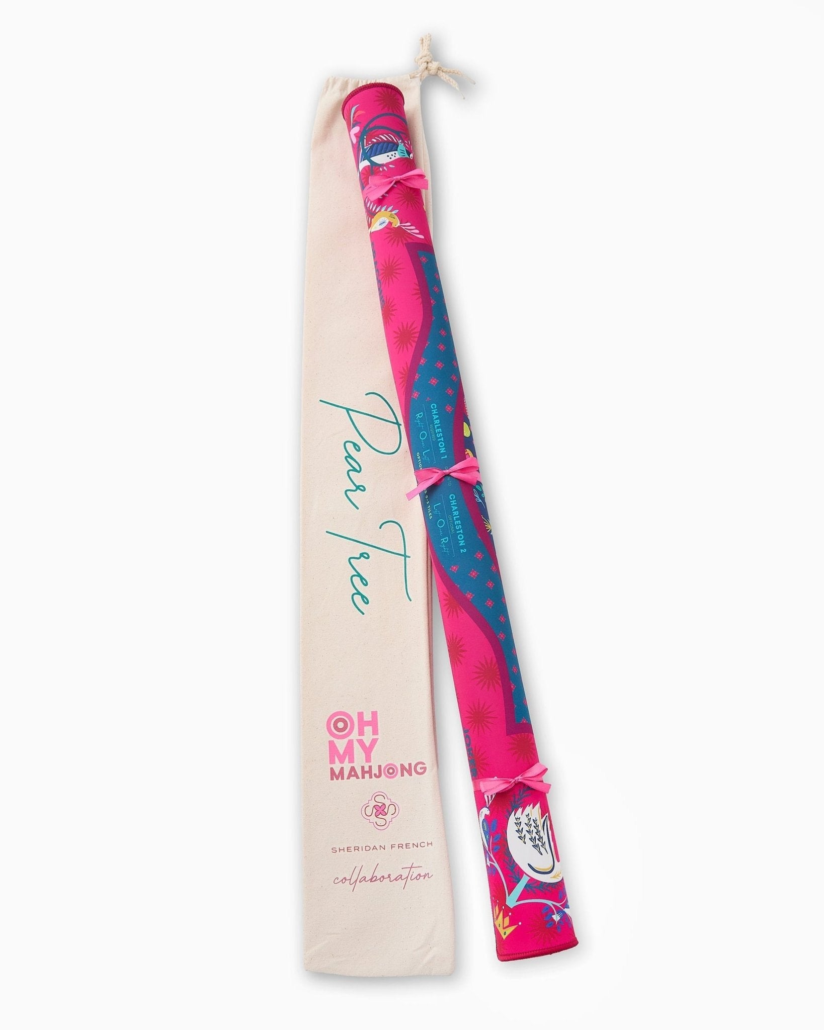 Oh My Mahjong] Pear Tree Mat - The Pink Pineapple 850