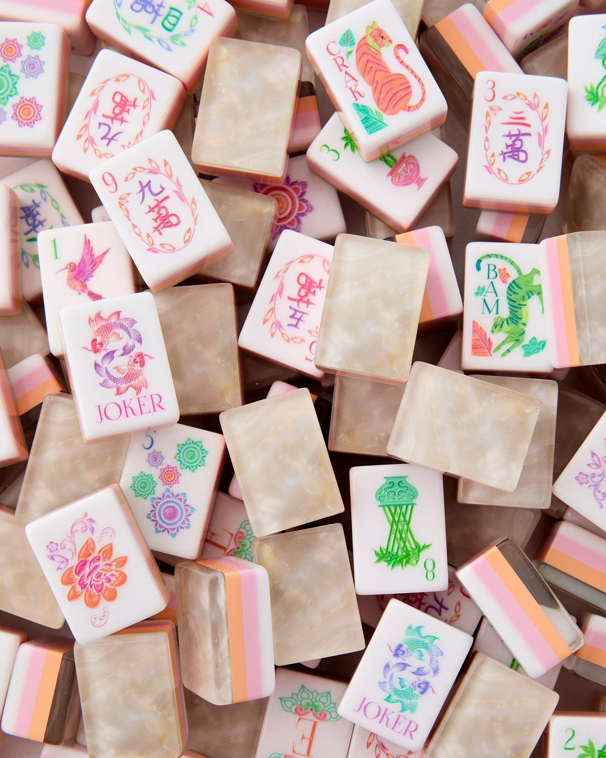 The Pink Pineapple 850 | Pearlescent Mahjong Tiles Tallahassee FL
