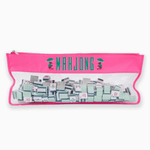 [Oh My Mahjong] Pink Monkey Zippered Tile Bag - The Pink Pineapple 850