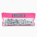 [Oh My Mahjong] Pink Monkey Zippered Tile Bag - The Pink Pineapple 850