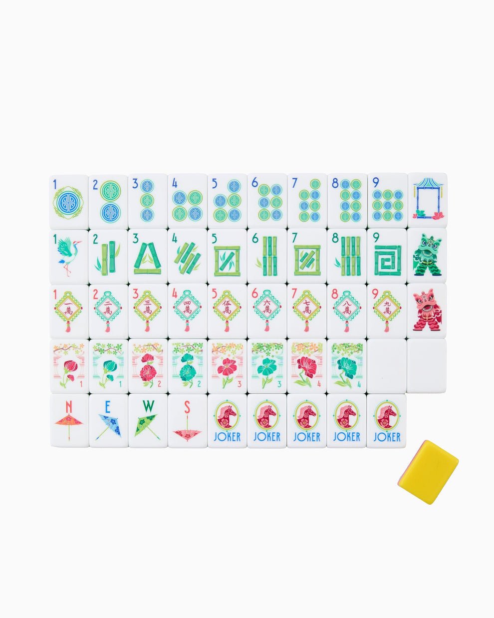 [Oh My Mahjong] Pippa Mahjong Tiles - The Pink Pineapple 850