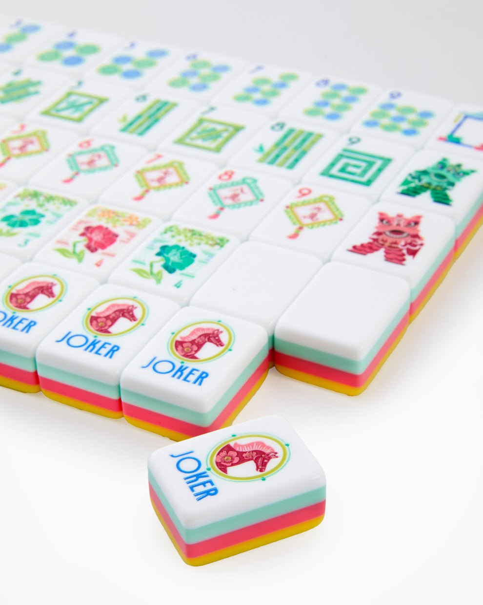[Oh My Mahjong] Pippa Mahjong Tiles - The Pink Pineapple 850