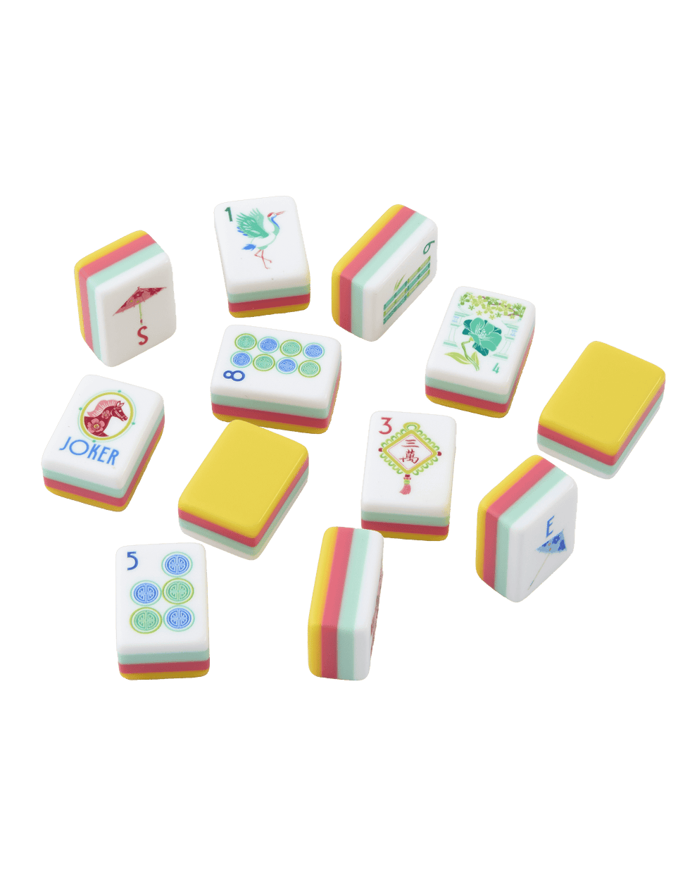 [Oh My Mahjong] Pippa Mahjong Tiles - The Pink Pineapple 850