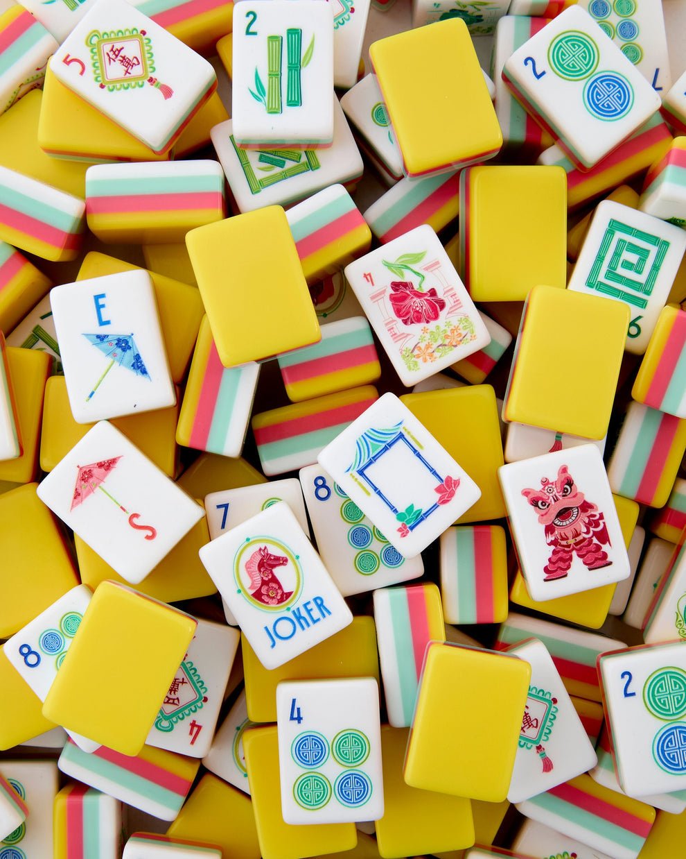 [Oh My Mahjong] Pippa Mahjong Tiles - The Pink Pineapple 850