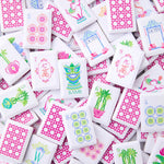 [Oh My Mahjong] Poppy Debutante Tile Set - The Pink Pineapple 850