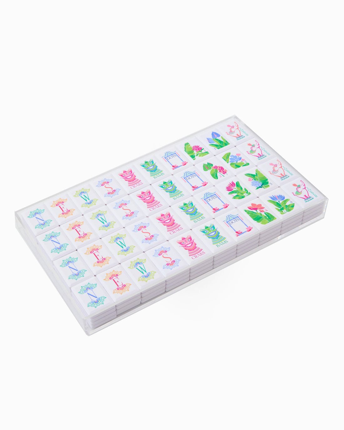 [Oh My Mahjong] Poppy Debutante Tile Set - The Pink Pineapple 850