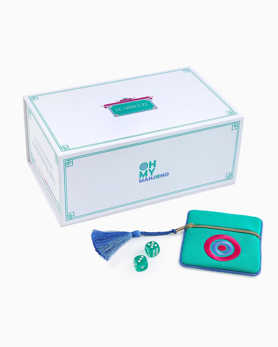 [Oh My Mahjong] Seabreeze Mahjong Tile Set - The Pink Pineapple 850
