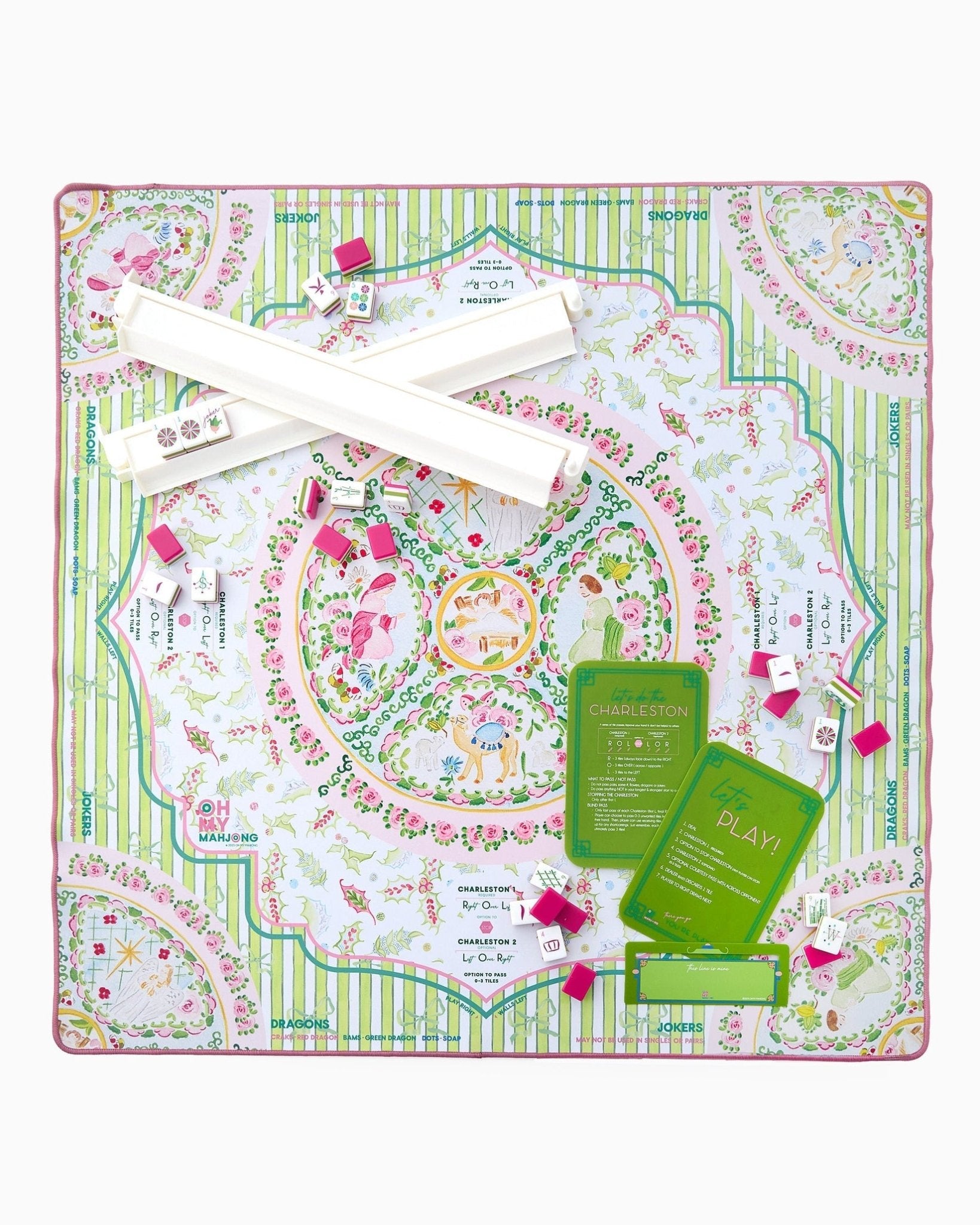 [Oh My Mahjong] Silent Night Mat - The Pink Pineapple 850