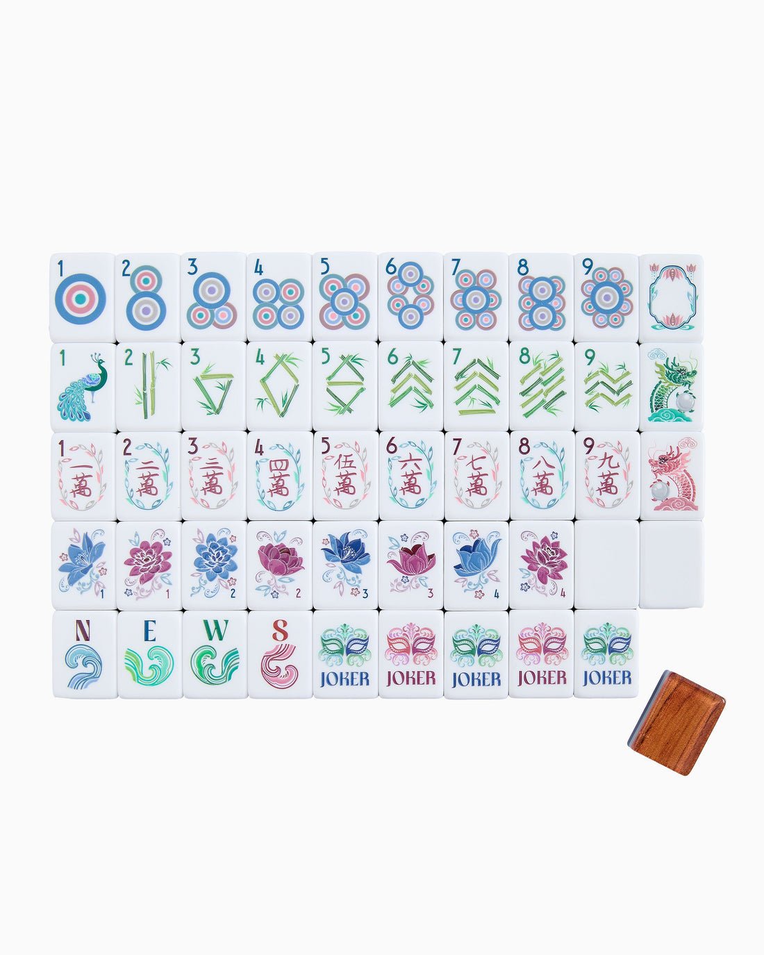 [Oh My Mahjong] Smith Mahjong Tile Set - The Pink Pineapple 850