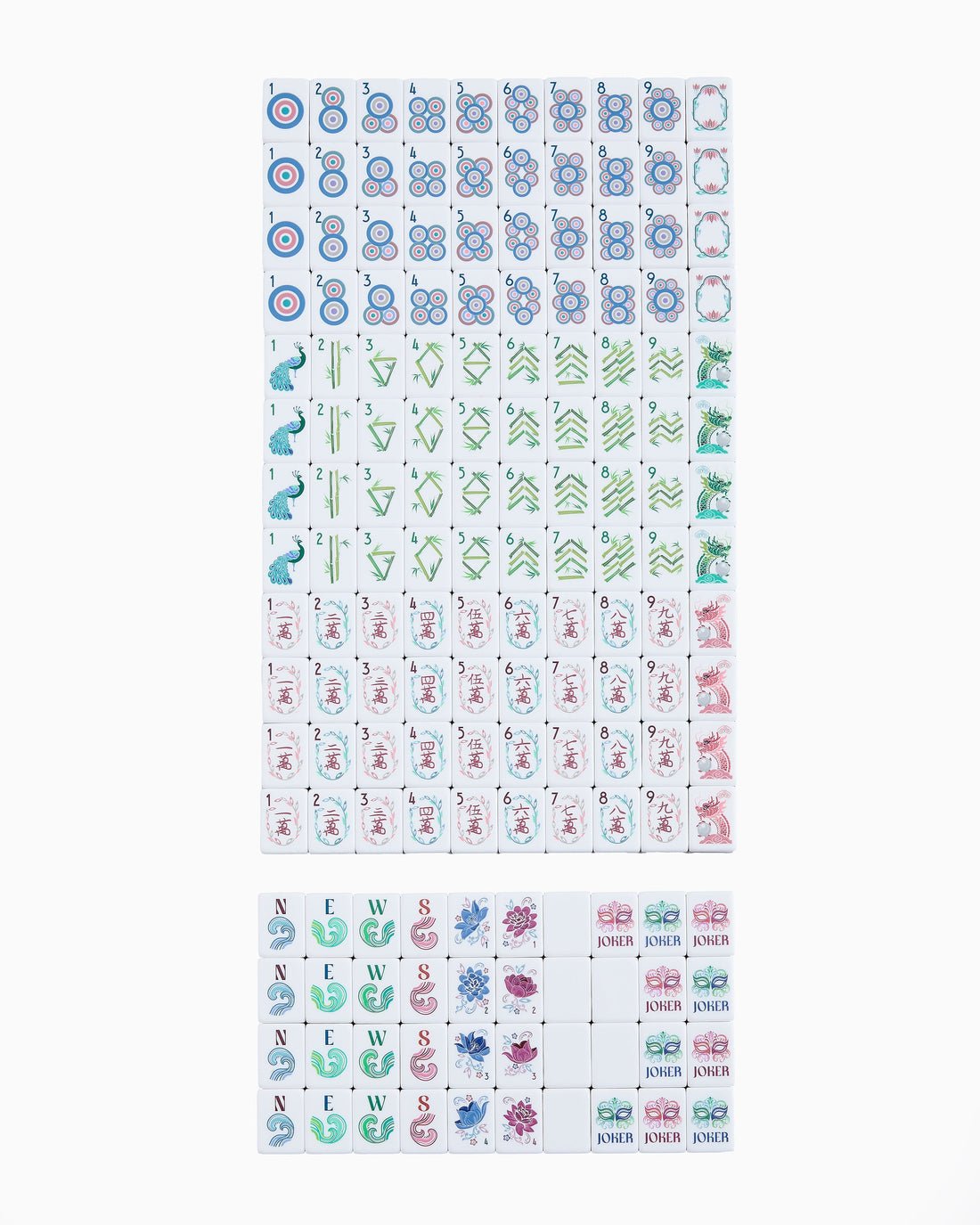 [Oh My Mahjong] Smith Mahjong Tile Set - The Pink Pineapple 850