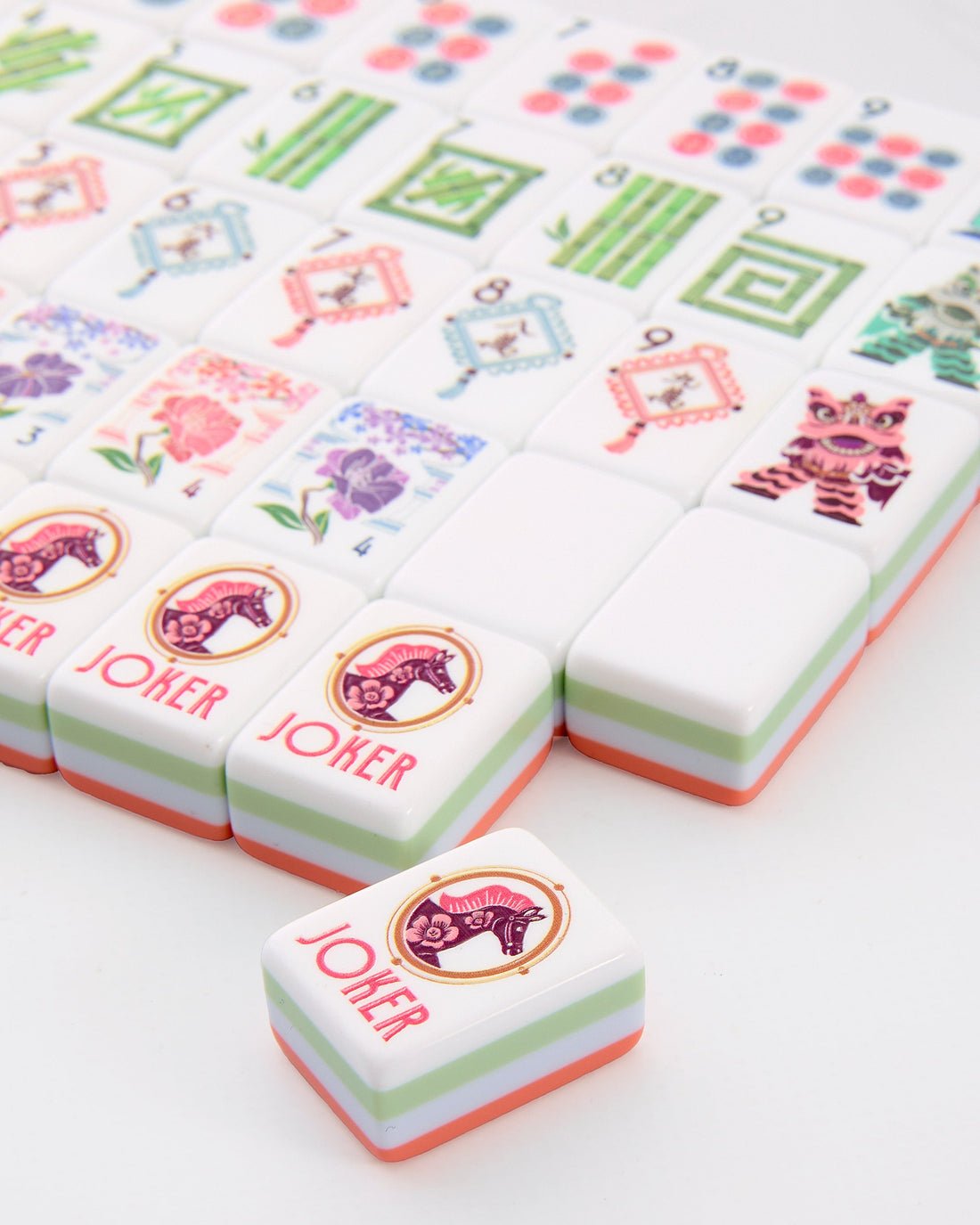[Oh My Mahjong] Solara Mahjong Tiles - The Pink Pineapple 850