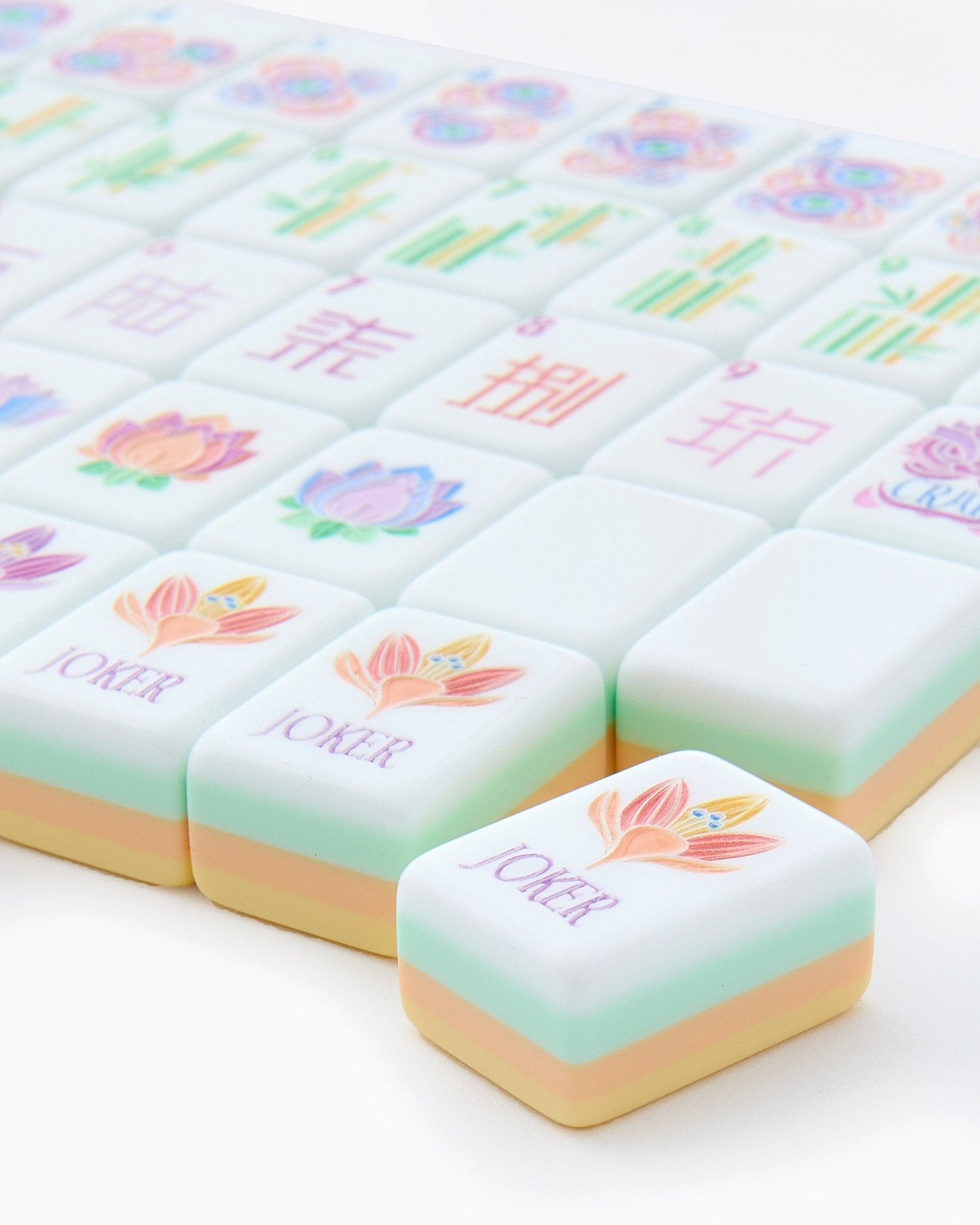 [Oh My Mahjong] Sorbet Mahjong Tiles. - The Pink Pineapple 850