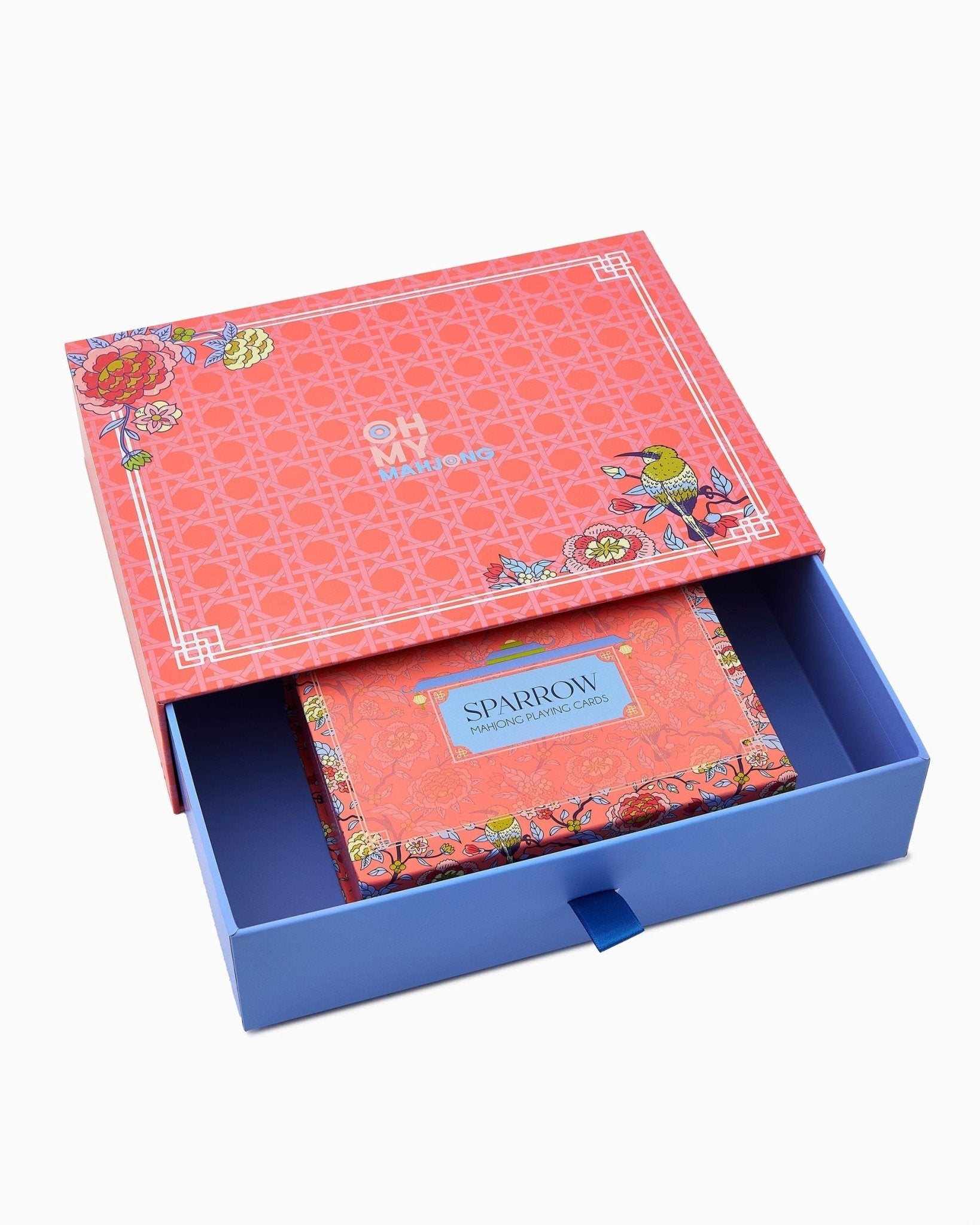[Oh My Mahjong] Sparrow Mahjong Shuffler & Card Bundle - The Pink Pineapple 850