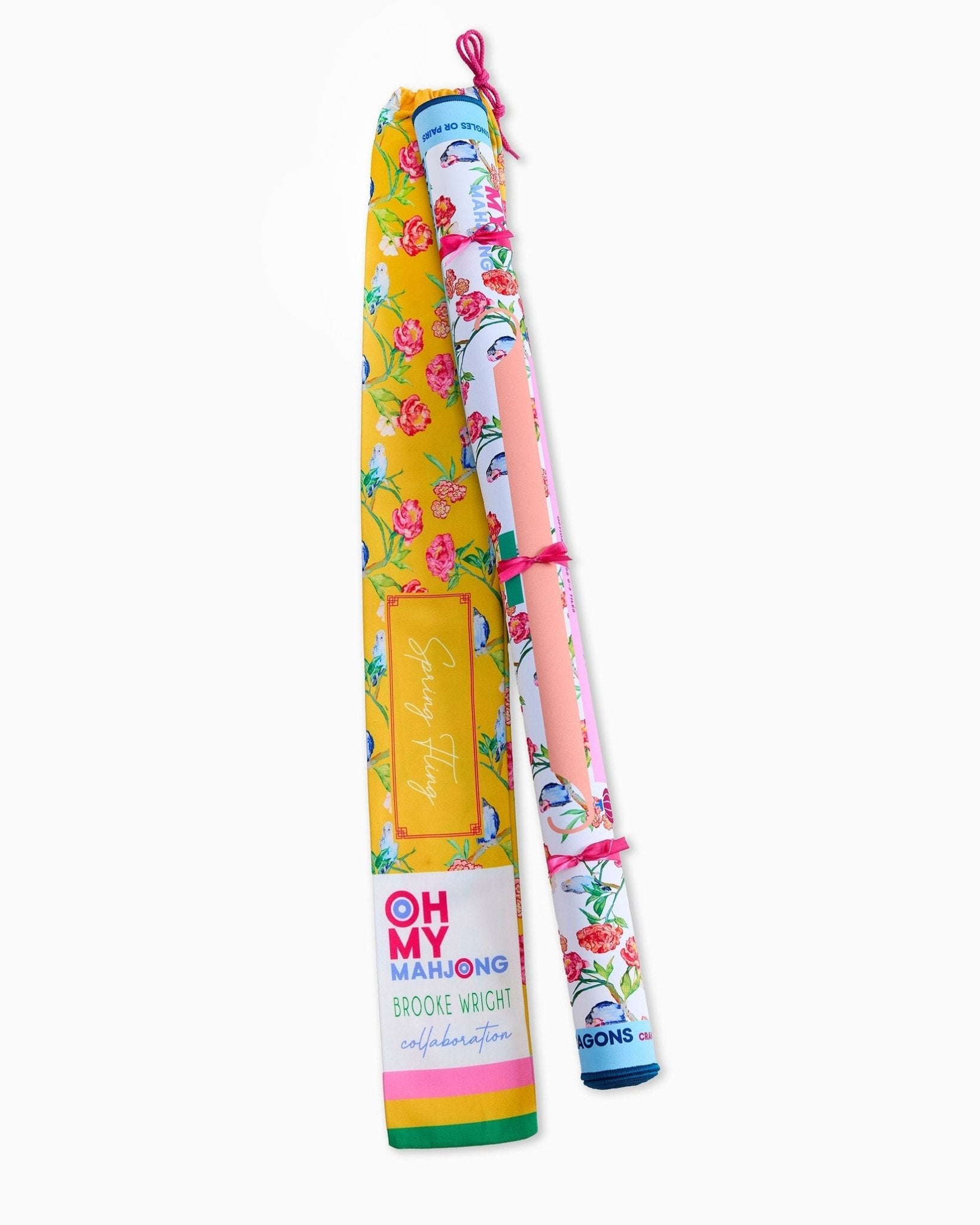 [Oh My Mahjong] Spring Fling x Brooke Wright Mat - The Pink Pineapple 850