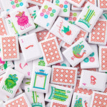 [Oh My Mahjong] Sunburst Mahjong Tile Set - The Pink Pineapple 850