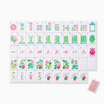 [Oh My Mahjong] Sunburst Mahjong Tile Set - The Pink Pineapple 850