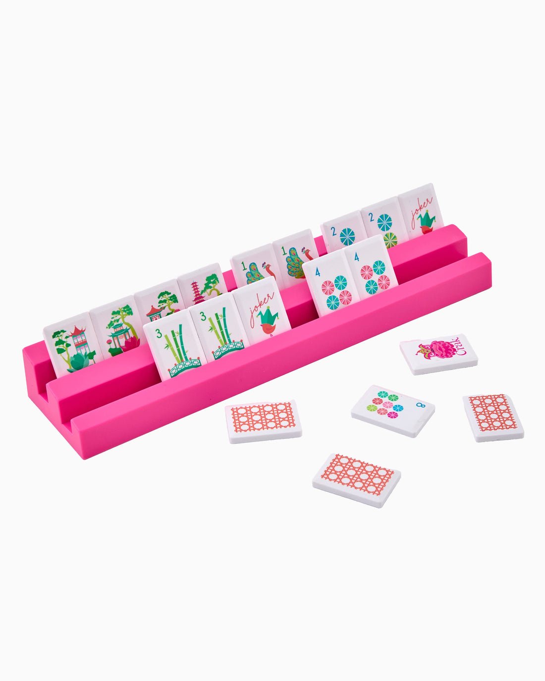 [Oh My Mahjong] Sunburst Mahjong Tile Set - The Pink Pineapple 850