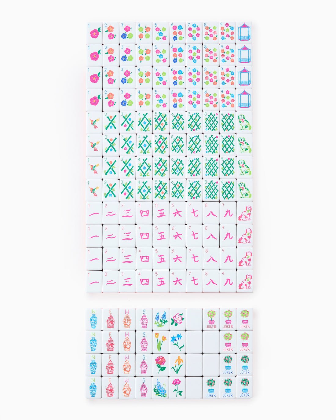 [Oh My Mahjong] Sunset Tiles - The Pink Pineapple 850