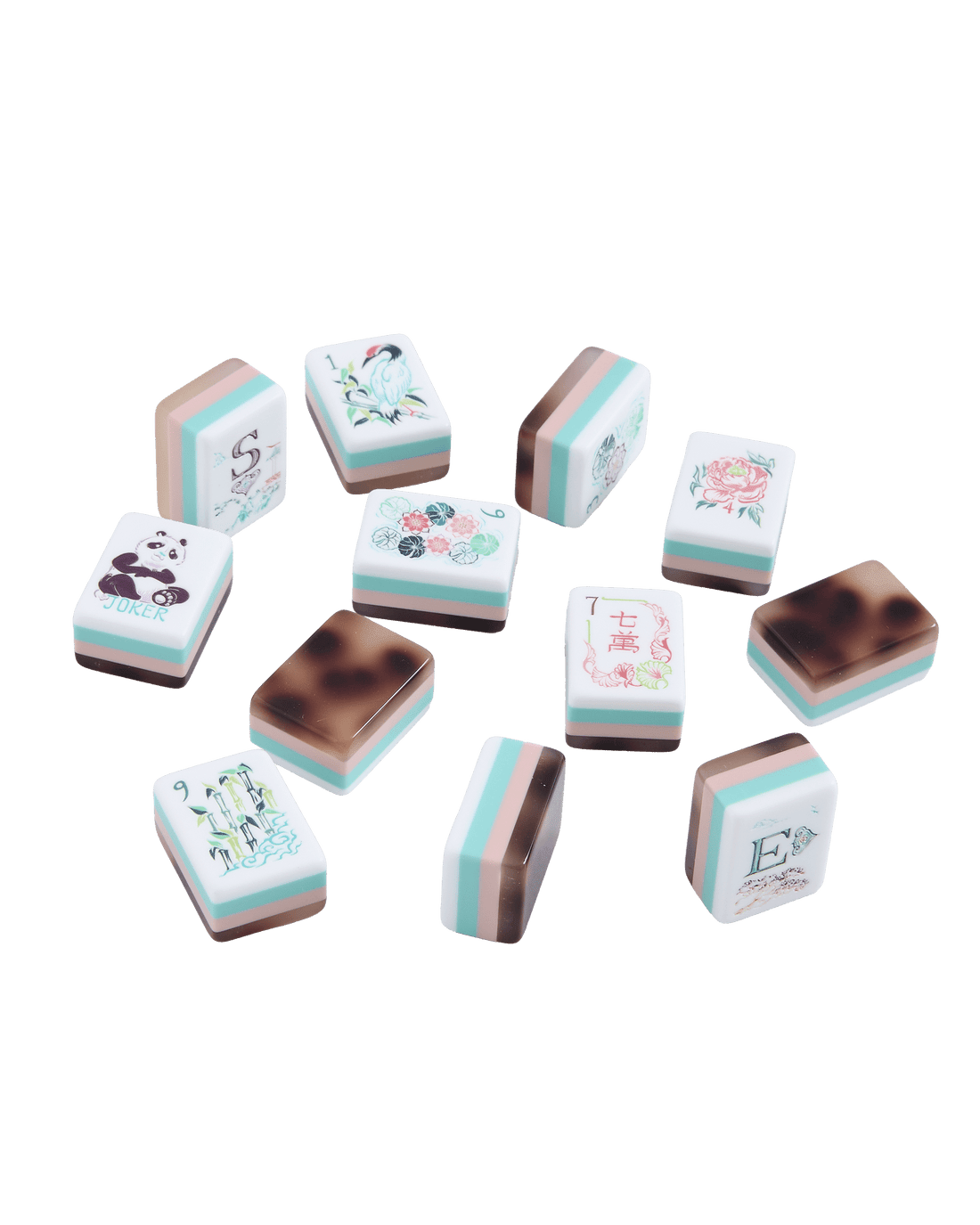 [Oh My Mahjong] Talulah Mahjong Tile Set - The Pink Pineapple 850