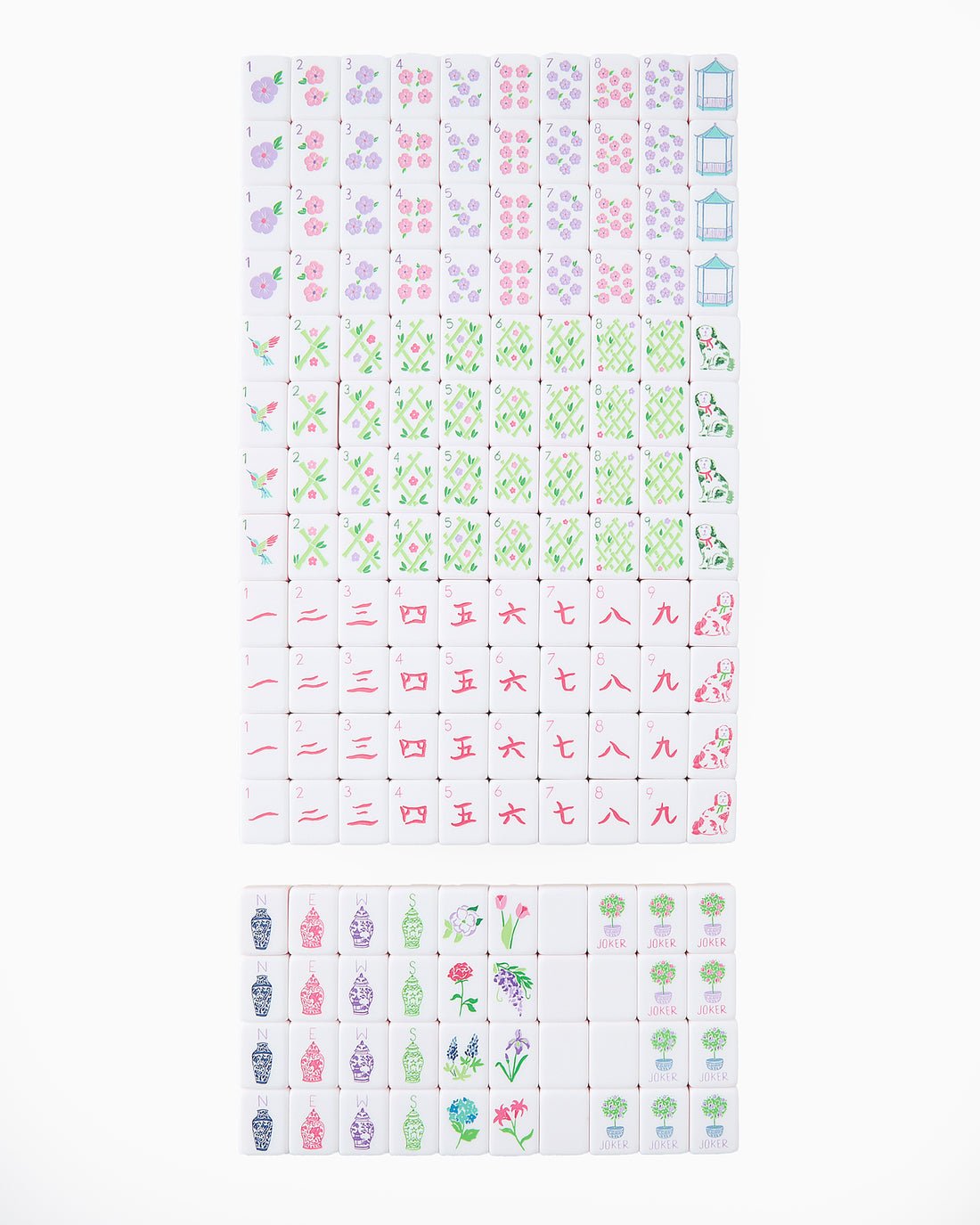 [Oh My Mahjong] Taylor Mahjong Tiles - The Pink Pineapple 850