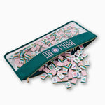 [Oh My Mahjong] Teal Mahjong Bag - The Pink Pineapple 850