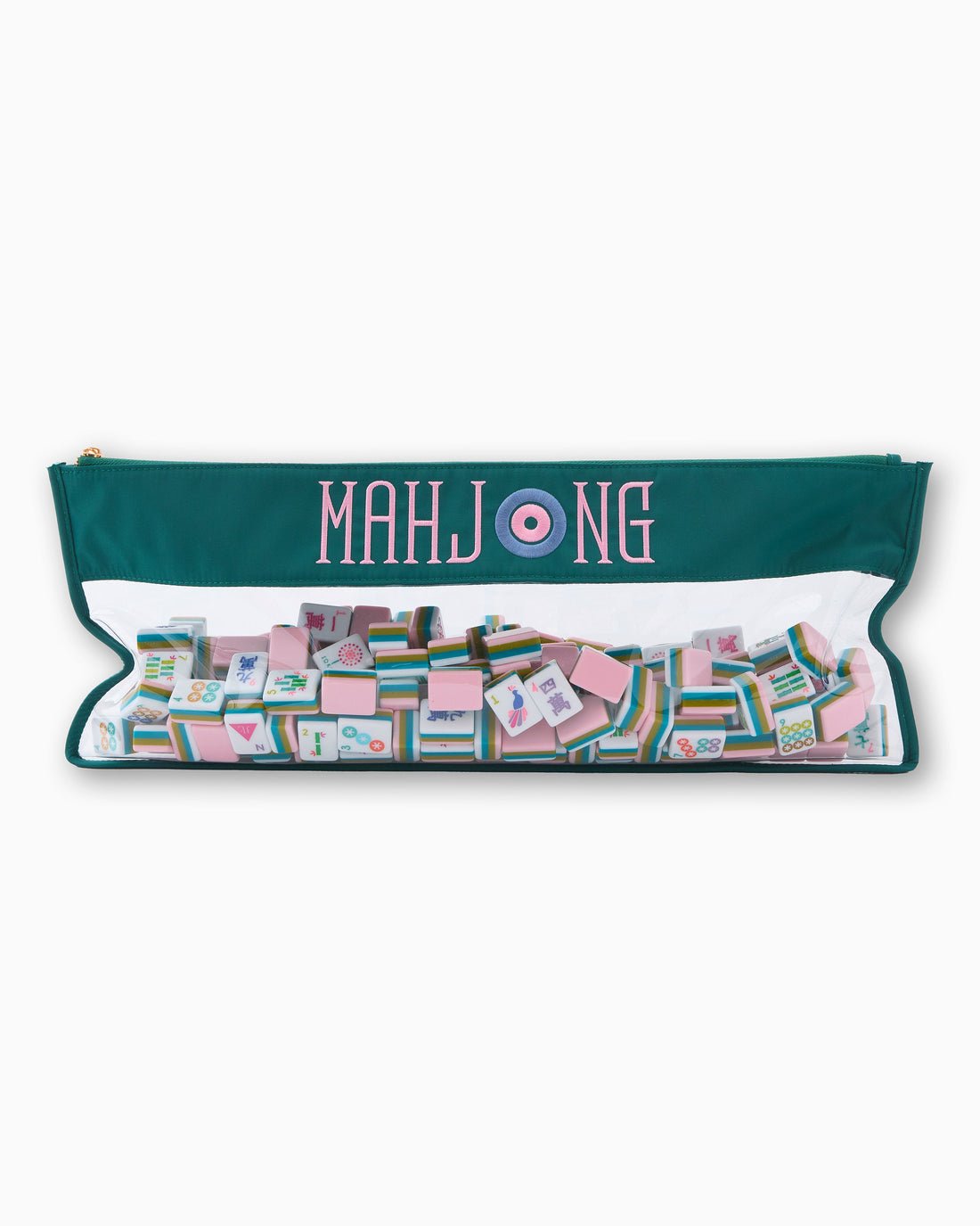 [Oh My Mahjong] Teal Mahjong Bag - The Pink Pineapple 850