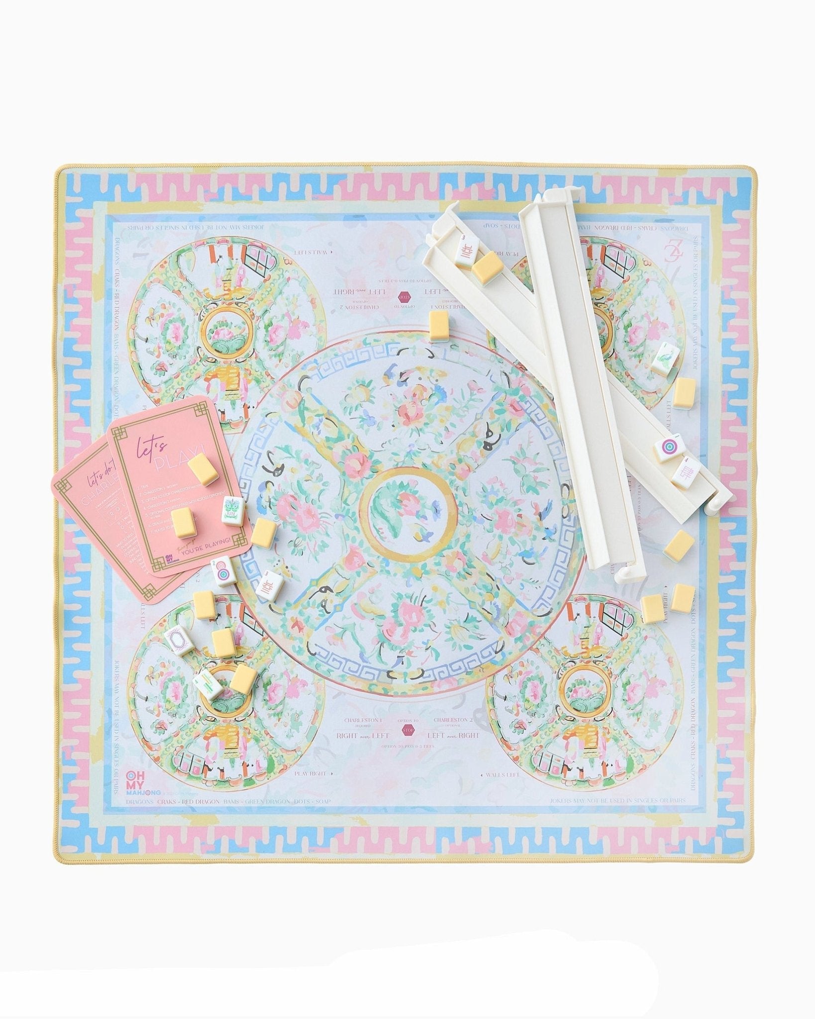 [Oh My Mahjong] The Imperial Mahjong Mat - The Pink Pineapple 850