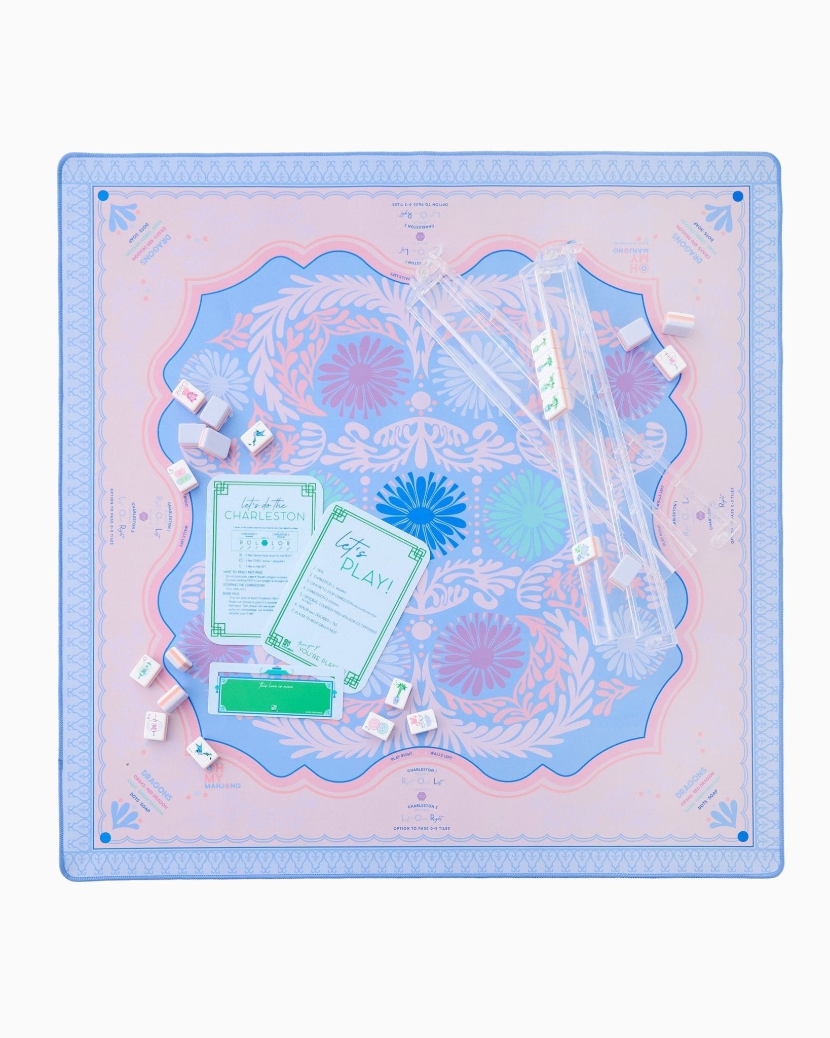[Oh My Mahjong] The Peri - Twinkle Mahjong Mat - The Pink Pineapple 850