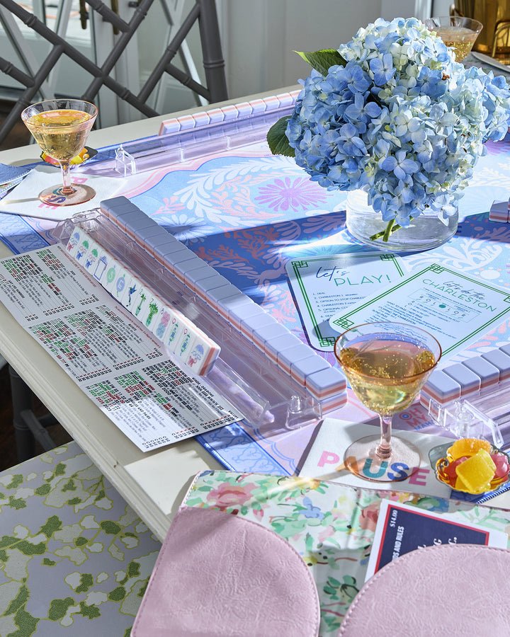 [Oh My Mahjong] The Peri - Twinkle Mahjong Mat - The Pink Pineapple 850