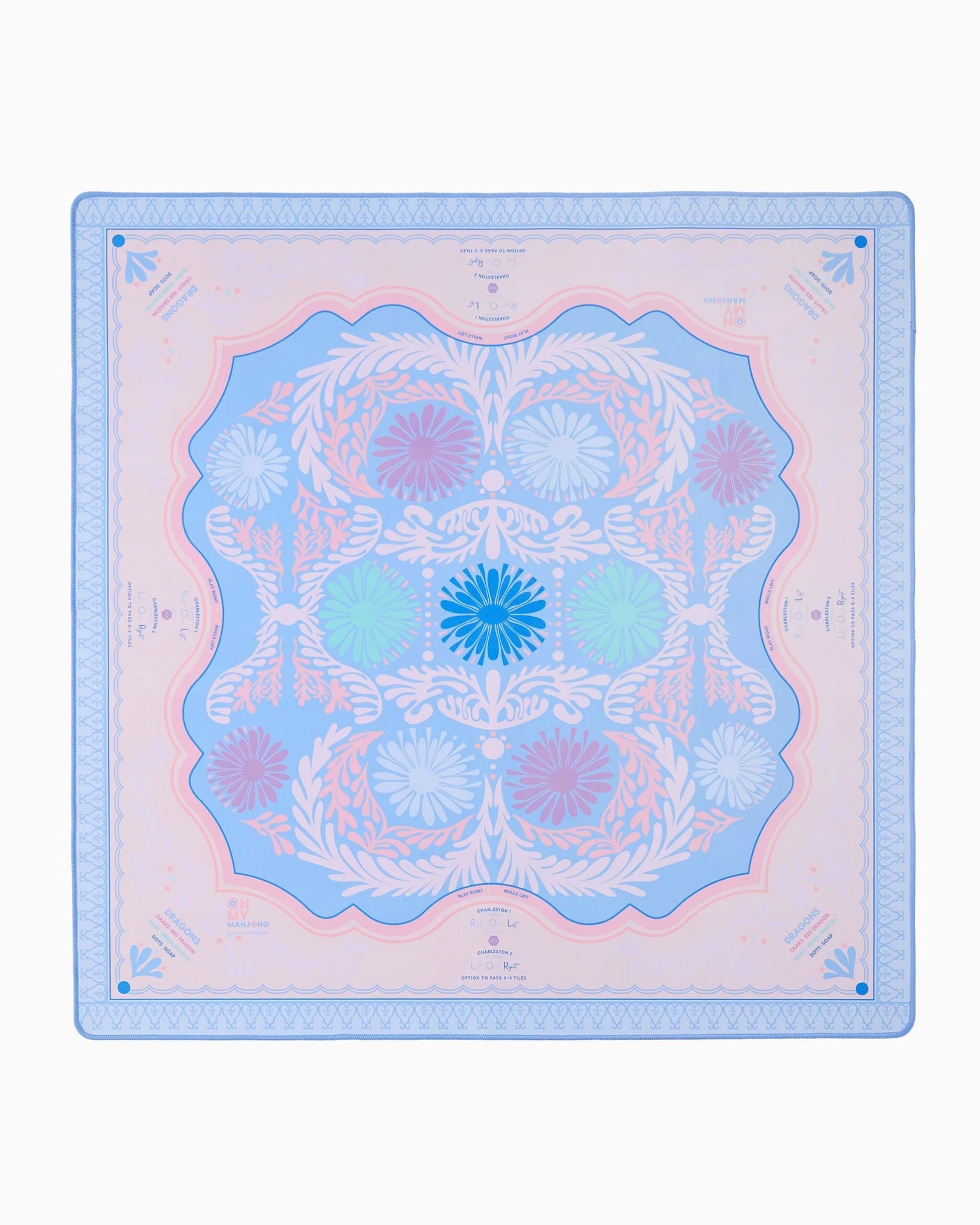 [Oh My Mahjong] The Peri - Twinkle Mahjong Mat - The Pink Pineapple 850