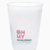 [Oh My Mahjong] Tiles and Smiles Cups - The Pink Pineapple 850