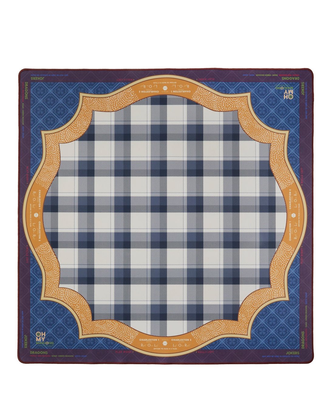 [Oh My Mahjong] Vanderbilt Mat - The Pink Pineapple 850