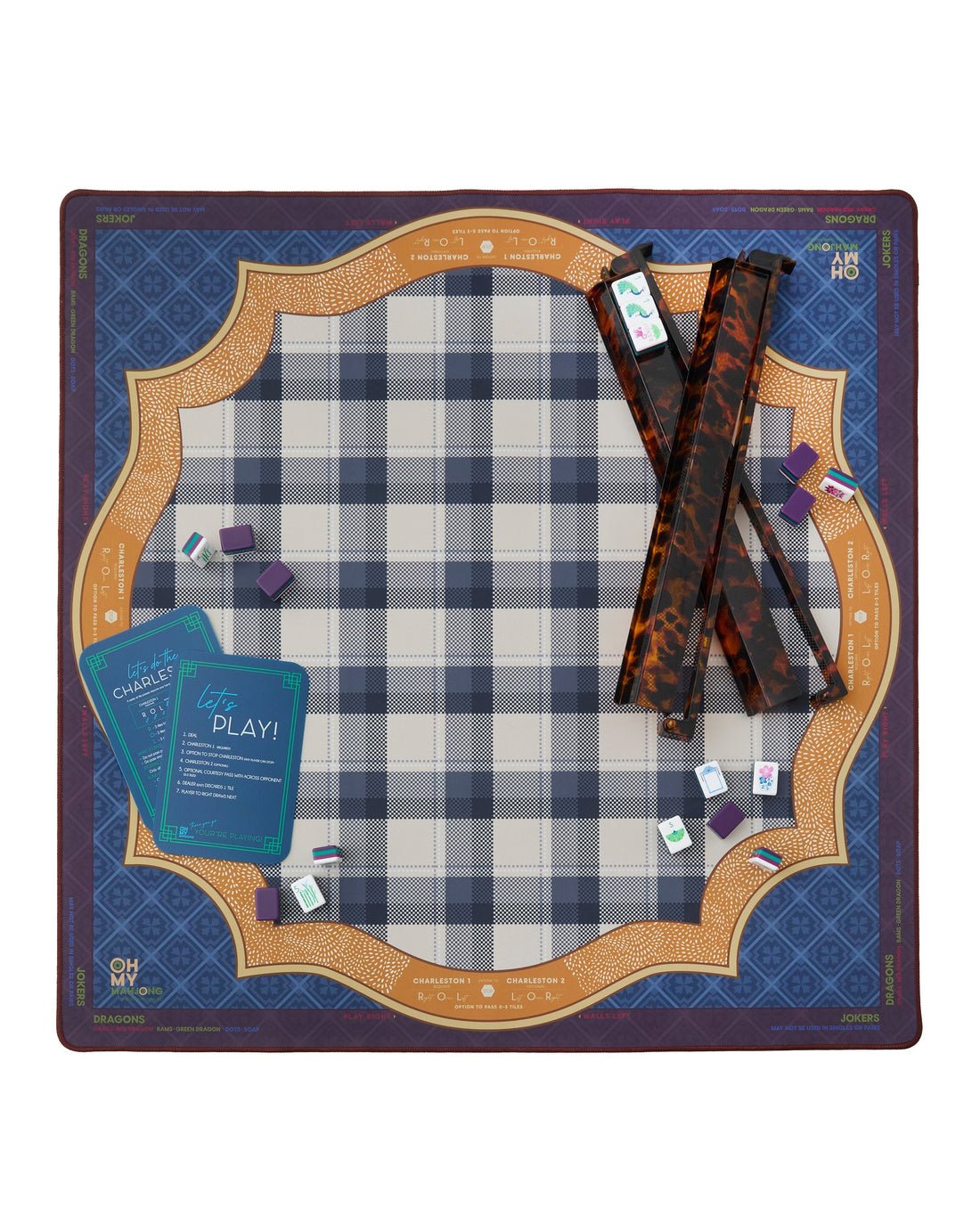 [Oh My Mahjong] Vanderbilt Mat - The Pink Pineapple 850