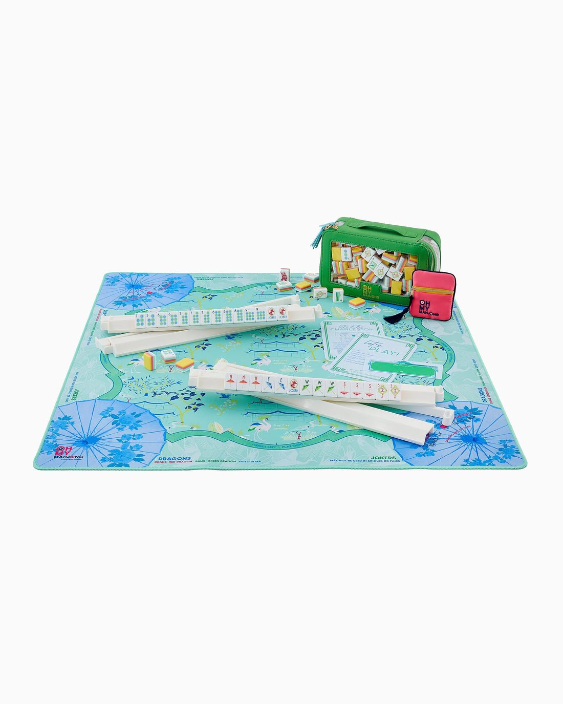 [Oh My Mahjong] Veranda Mat in Tube - The Pink Pineapple 850