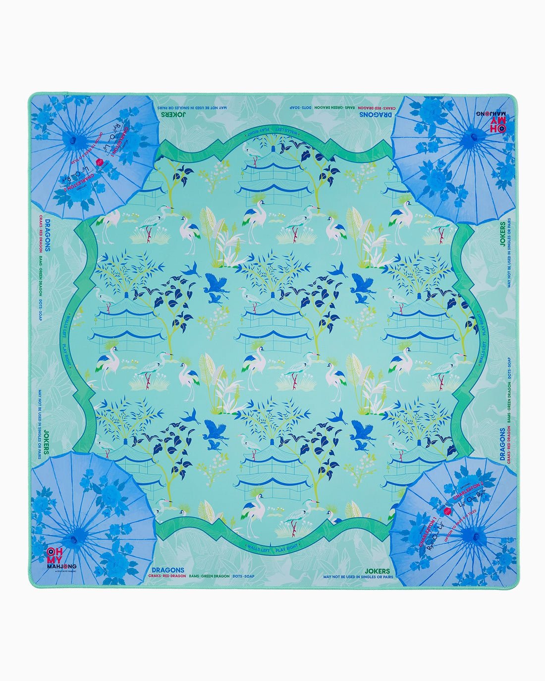 [Oh My Mahjong] Veranda Mat in Tube - The Pink Pineapple 850