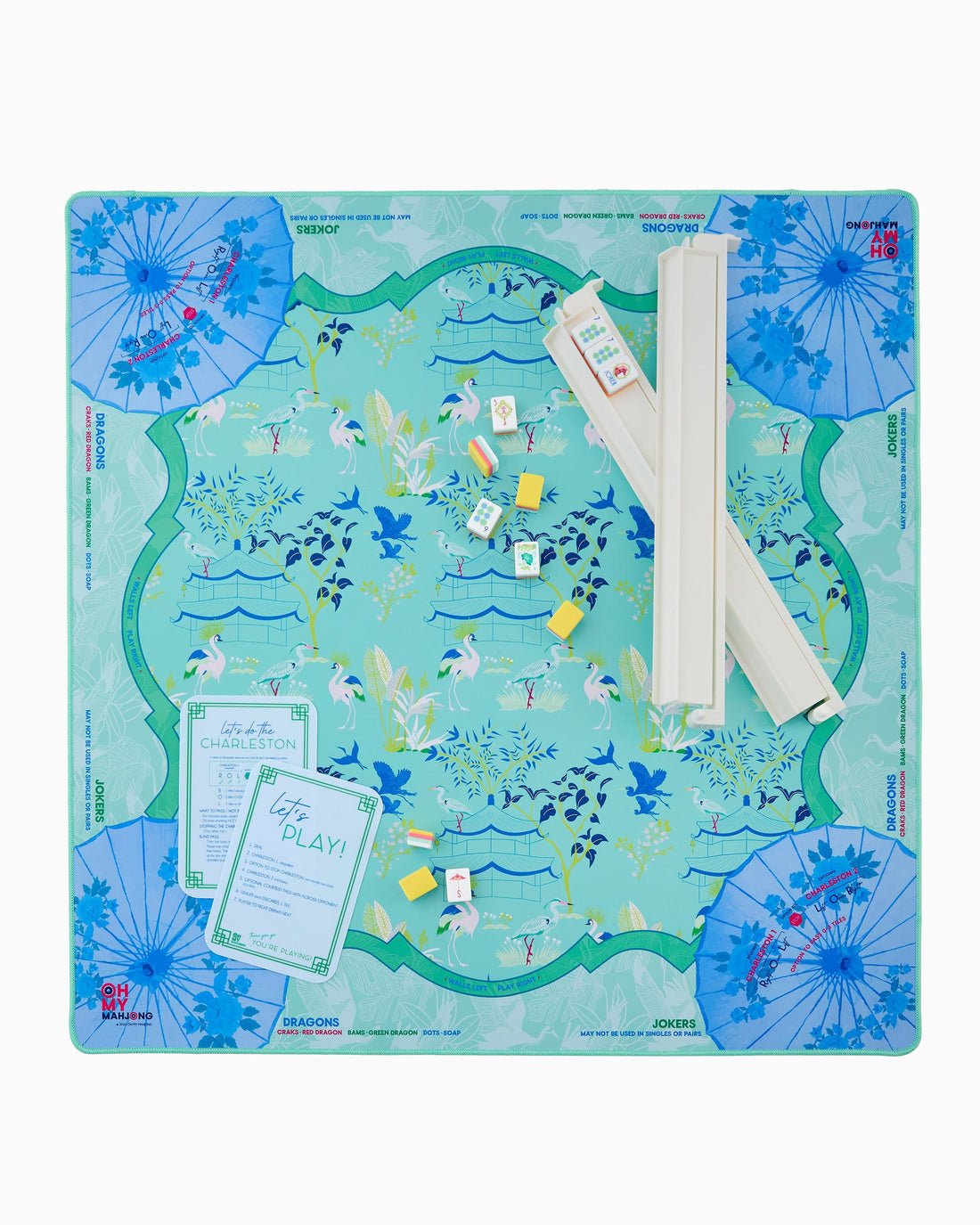 [Oh My Mahjong] Veranda Mat in Tube - The Pink Pineapple 850
