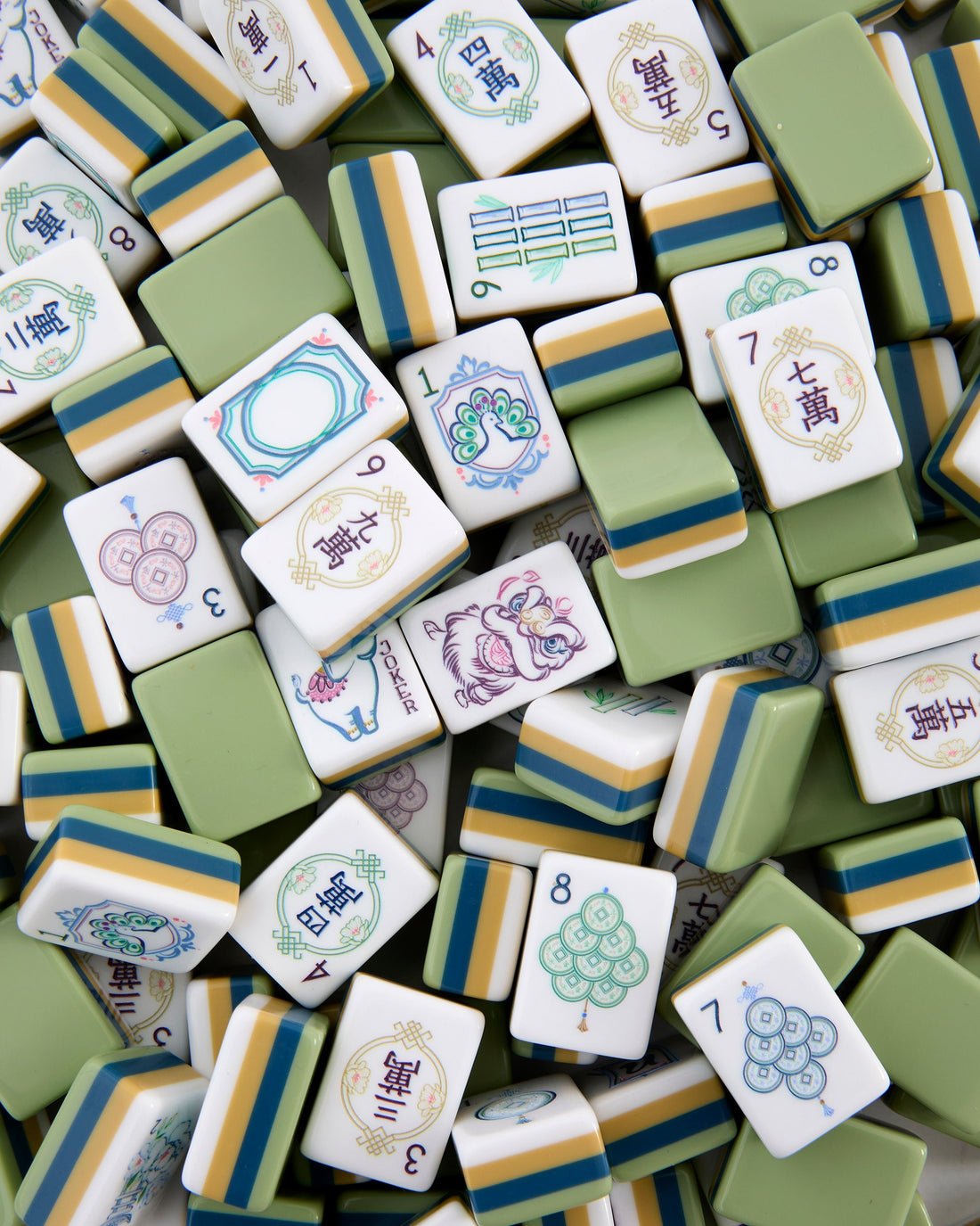 [Oh My Mahjong] Willow Mahjong Tiles - The Pink Pineapple 850