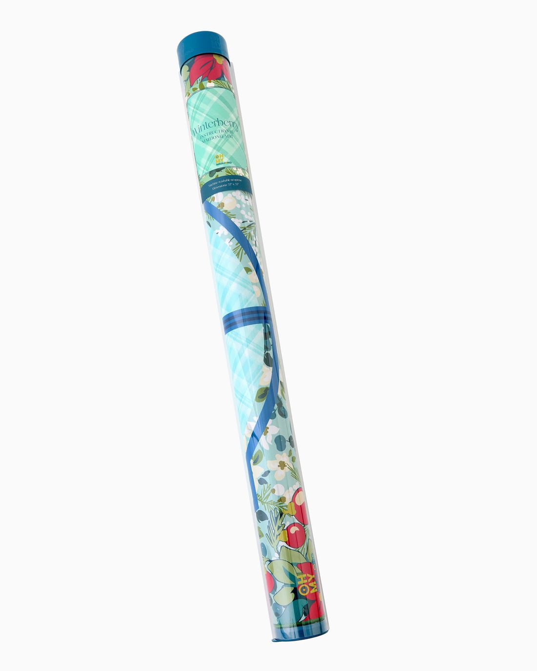 [Oh My Mahjong] Winterberry Mahjong Mat In Tube - The Pink Pineapple 850