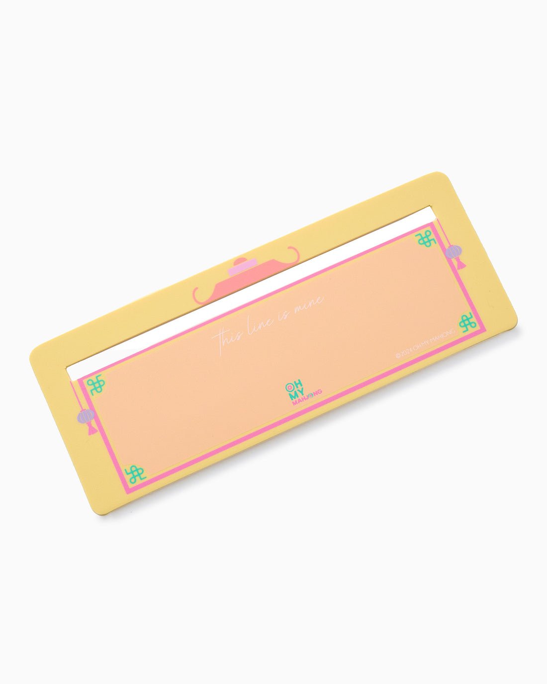 [Oh My Mahjong] Yellow Mahjong Line Finder - The Pink Pineapple 850