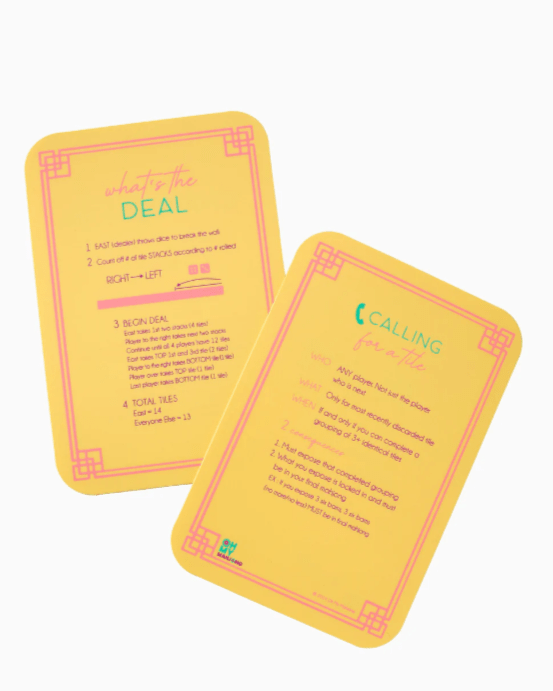 [Oh My Mahjong] Yellow Tile Shufflers - The Pink Pineapple 850