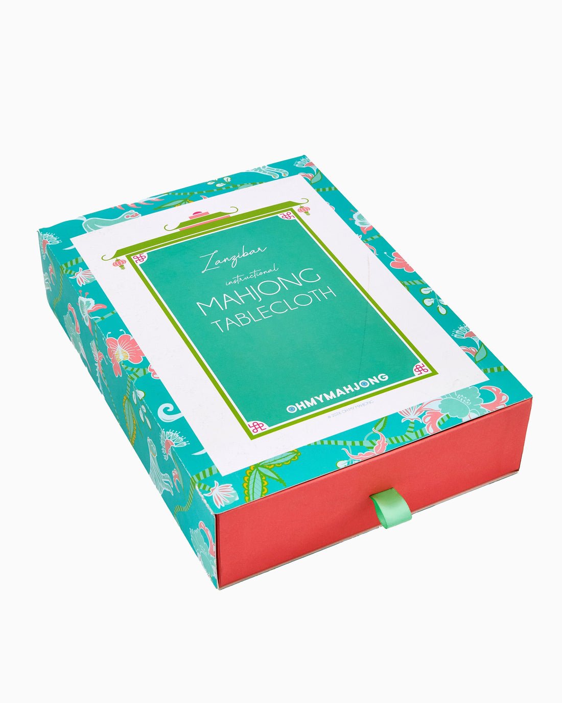 [Oh My Mahjong] Zanzibar Tablecloth - The Pink Pineapple 850