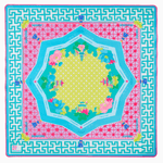 [Oh My Mahjong] Zen Glow Mat - The Pink Pineapple 850