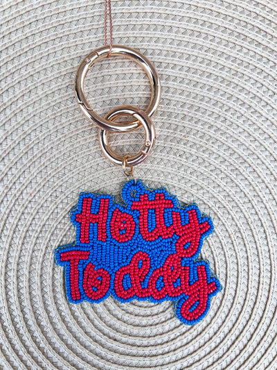 Ole Miss Beaded Purse Charm - The Pink Pineapple 850